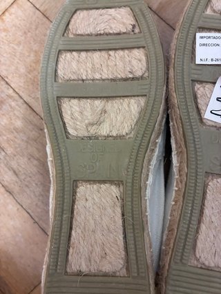 Zapatillas de esparto blancas