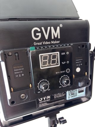 Foco LED GVM 480 Fotografía y Video