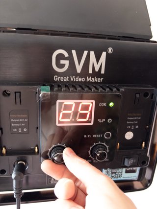 Foco LED GVM 480 Fotografía y Video
