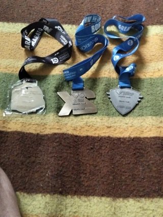 Medallas Maratón Valencia y 2x Media Maratón