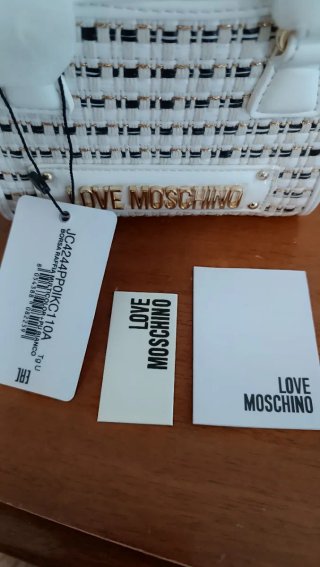 Borsa Love Moschino Donna Bianca Nuova tracolla