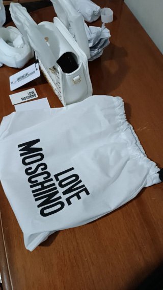 Borsa Love Moschino Donna Bianca Nuova tracolla