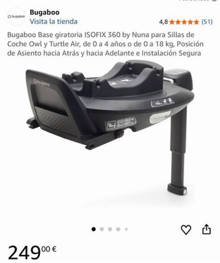 Bugaboo Base Isofix Giratoria 360