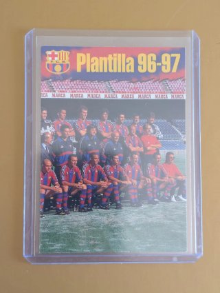 1996 Panini Plantilla #8 Barcelona Ronaldo Rookie