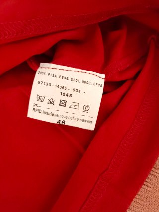 Camiseta manga larga color teja