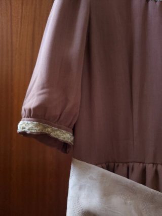 Vestido medieval hecho a mano talla única