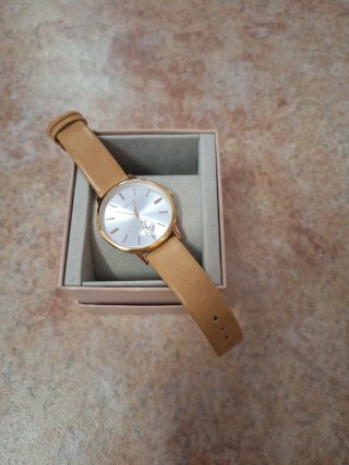 Reloj Parfois Nuevo Dorado y Marrón