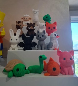 Animaletti uncinetto fatti in 3D