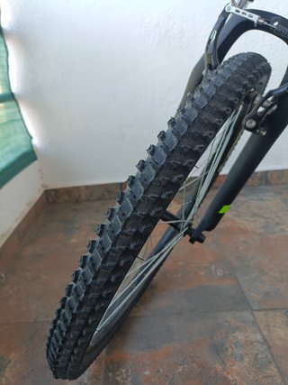 Bicicleta Montaña Rockrider Verde Neón