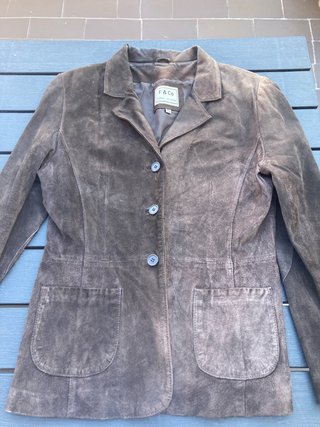 Chaqueta de ante F & Co marrón