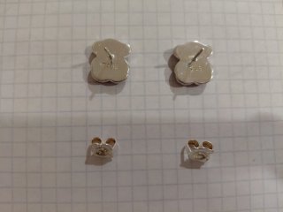 Pendientes Oso TOUS Negro y Plata