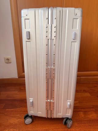 Maleta Grande Aluminio Gris