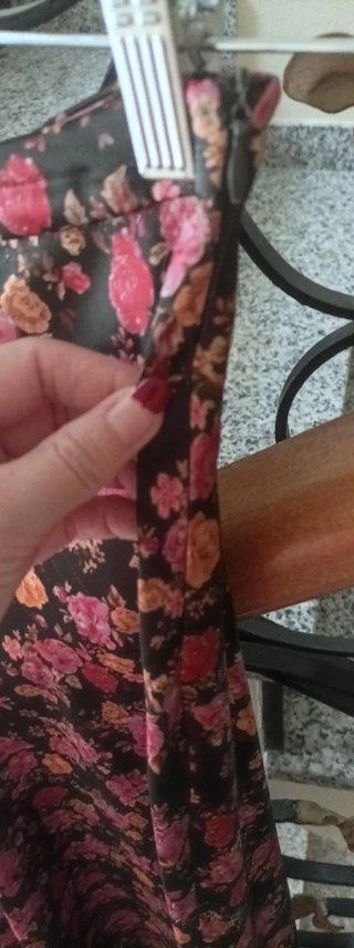 Falda larga estampado floral + Set dé 2 pulseras