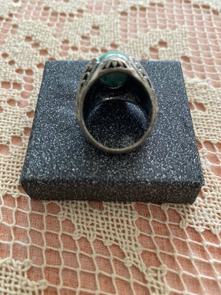 Anillo Plata con Piedra Turquesa