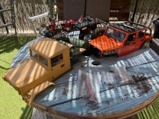 Coche RC Crawler 4x4 Naranja