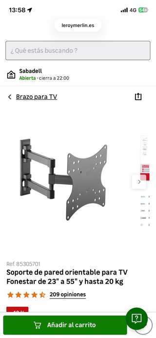 Soporte TV FONESTAR MOV Series 223N