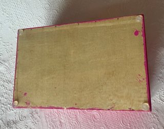 Cassetta in legno fucsia