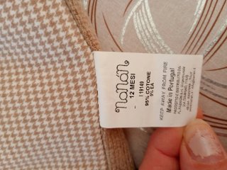 Gilet caldo neonato fantasia pied-de-poule