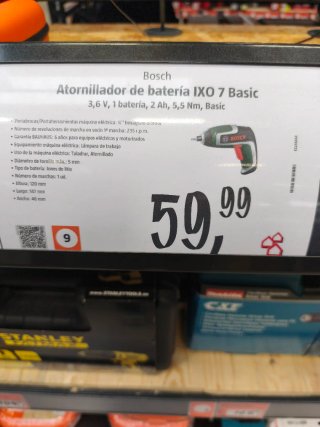 Atornillador Bosch IXO 7ª Generación(6007,VIETA,jv