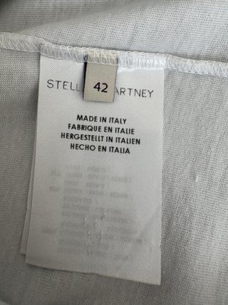 T-shirt Stella McCartney bianca con orso