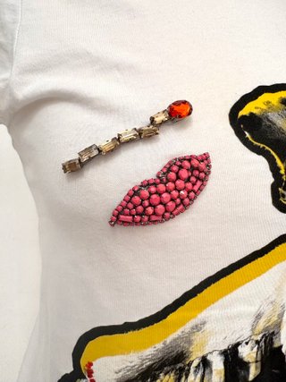T-shirt Stella McCartney bianca con orso