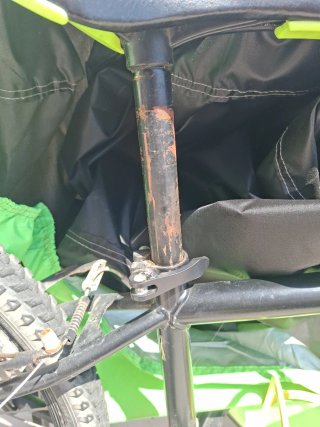 Bicicleta Rockrider 24 pulgadas Negra