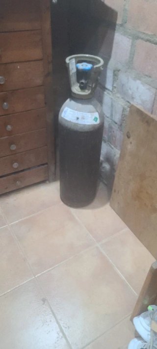 Botella de CO2 para uso alimentario/acuario