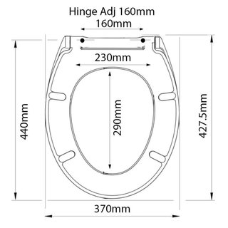 Asiento WC amortig. blanco Roca Carmen A801B5200B