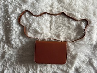 Bolso Marrón y Dorado