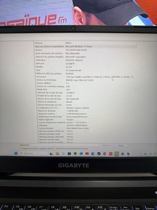 Portátil Gaming Gigabyte G5 GD i5-11400H RTX 3