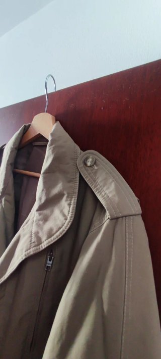 Gabardina Beige/Marrón