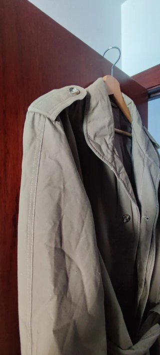 Gabardina Beige/Marrón