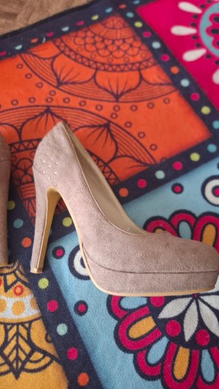 Zapatos de tacón SWANNA beige