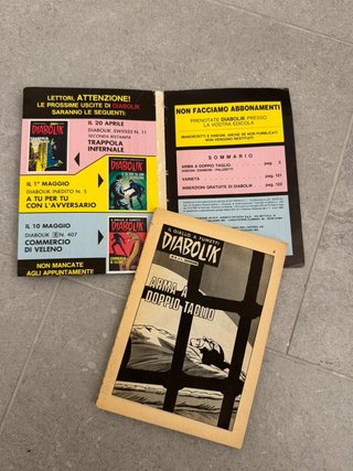 Diabolik 7 volumi varie annate lotto fumetti