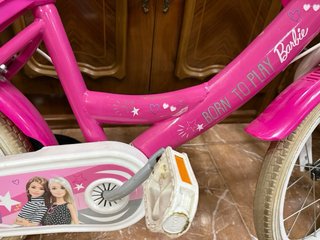 Bicicleta Barbie Niña Rosa