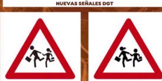 Señal de tráfico obsoleta
