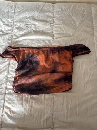 Top palabra de honor tie-dye