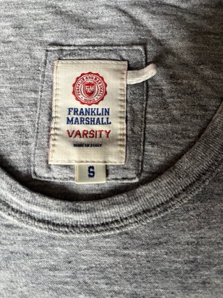 Camiseta Franklin Marshall Gris Talla S