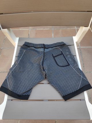 Mallas Hoko cortas grises y negras