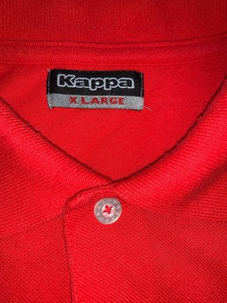 Polo Kappa Rosso XL