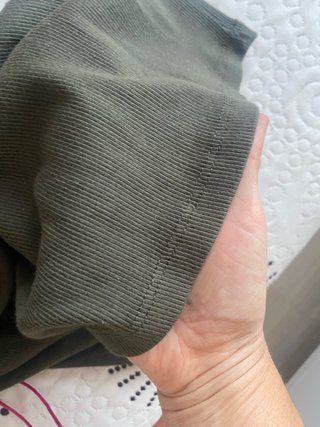 Vestido largo verde militar. XS. COMO NUEVO
