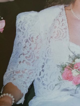 Vestido de Novia de Encaje de Guipur