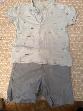 Conjunto Verano Niño Talla 3-4 Barco