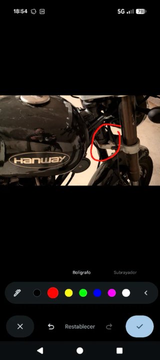 Hanway RAW 125 Cafe Racer Negra