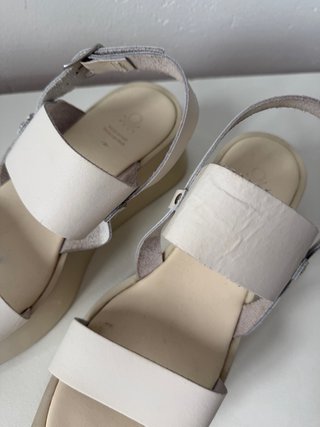 Sandalias de piel