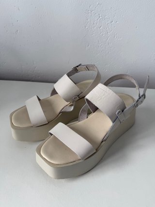 Sandalias de piel