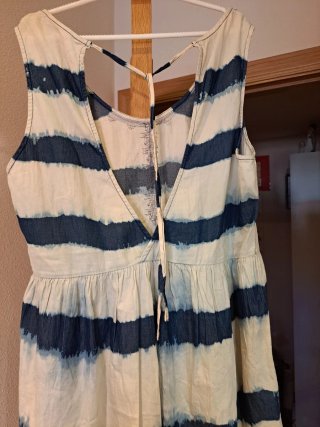Vestido de rayas azul y blanco. NUEVO