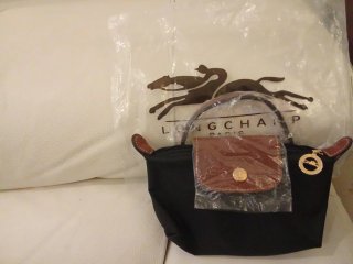 Bolso de mano negro