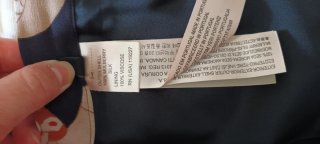 Falda 100% seda Massimo Dutti estampado floral T38