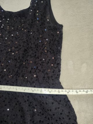 Lote 2 Vestidos Fiesta Negro y Plateado